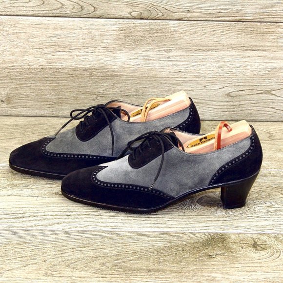 * NEW * $550 GRAVATI Arthur Beren Women's 6 M Suede 4269 * add $15 Trees - Picture 8 of 14